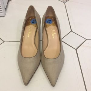 Fabric top, leather sole 6.5 by Cole Haan